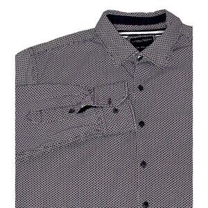Denim&Flower Men's Medium Cotton Long‎ sleeve shirt